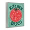 Stupell Industries Kitchen Disco Tomato Framed Giclee Wall Art Design by Lisa Perry Whitebutton